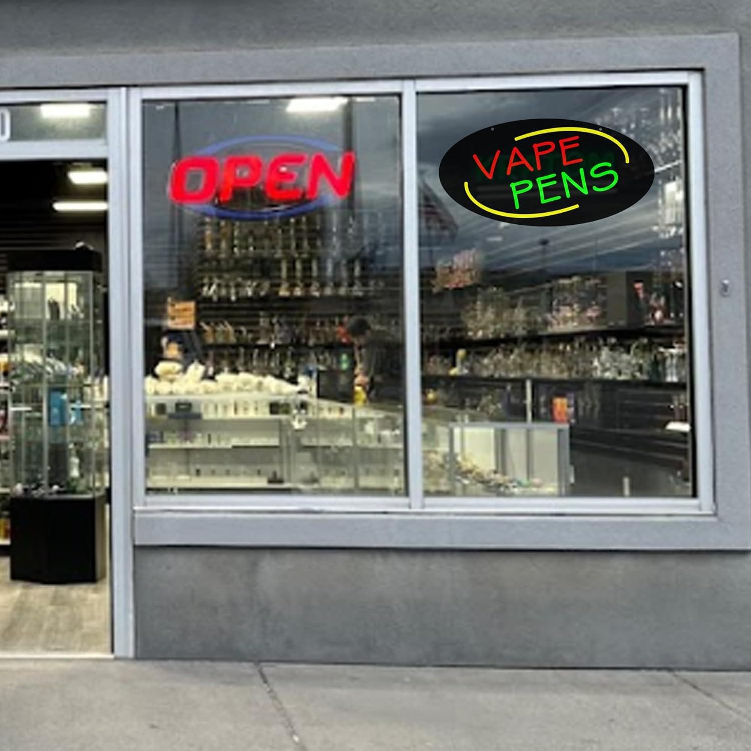 Vape Pens Neon Sign Dimmable L - Vaping Shop review and price