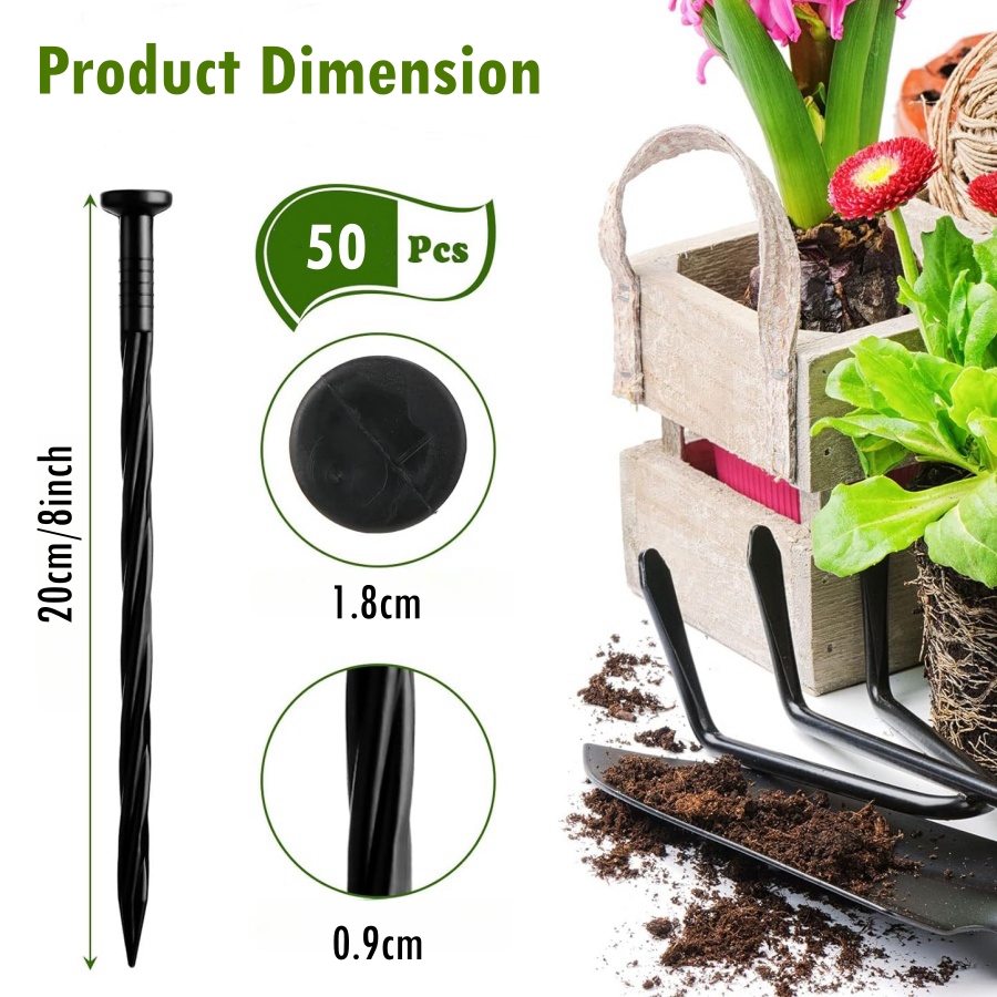 10Pcs Plastic Garden Ground St - Dry Herb Vaping Accessories review and price