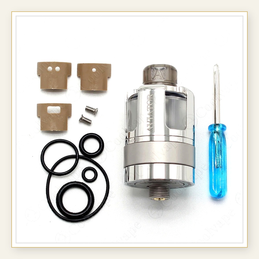 Wolfcoolvape Aviator 22mm RTA  - Vaping Air review and price