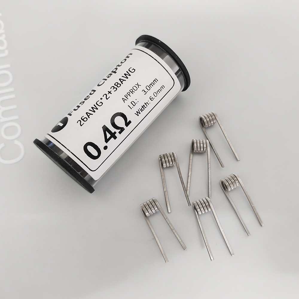 6pcs Ni80 26x2+38AWG ID3.0 0.4 - Coil Building Kit review and price